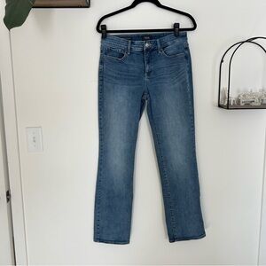 NYDJ Marilyn Straight Lift & Tuck Denim Blue Jeans Size 6